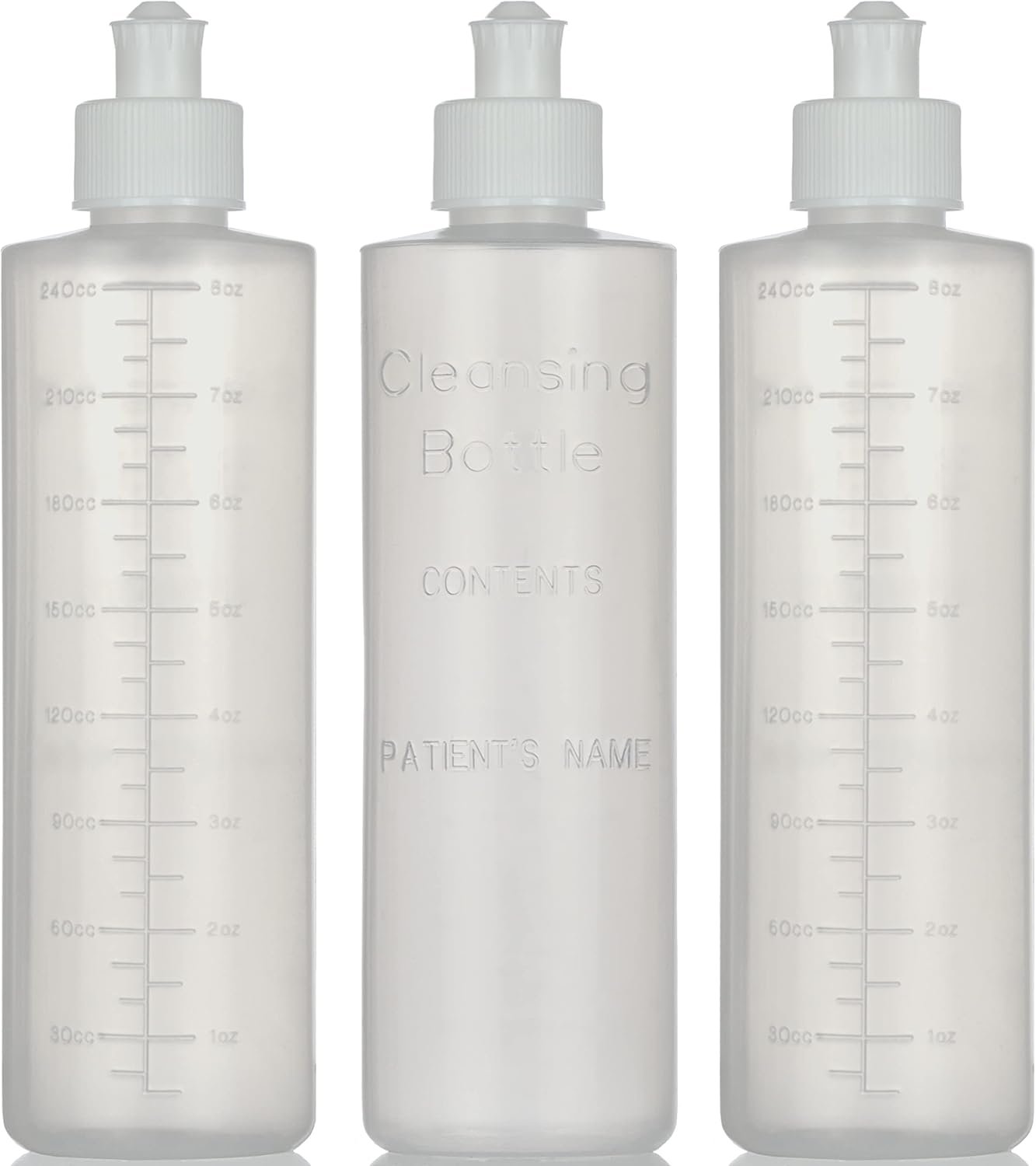 Perineal Lavette Irrigation Bottle for Postpartum Care – After-Birth Essentials for Mom to Soothe and Clean Perineal Area – Premium Portable Bidet for Women – 8OZ (Pack of 3)