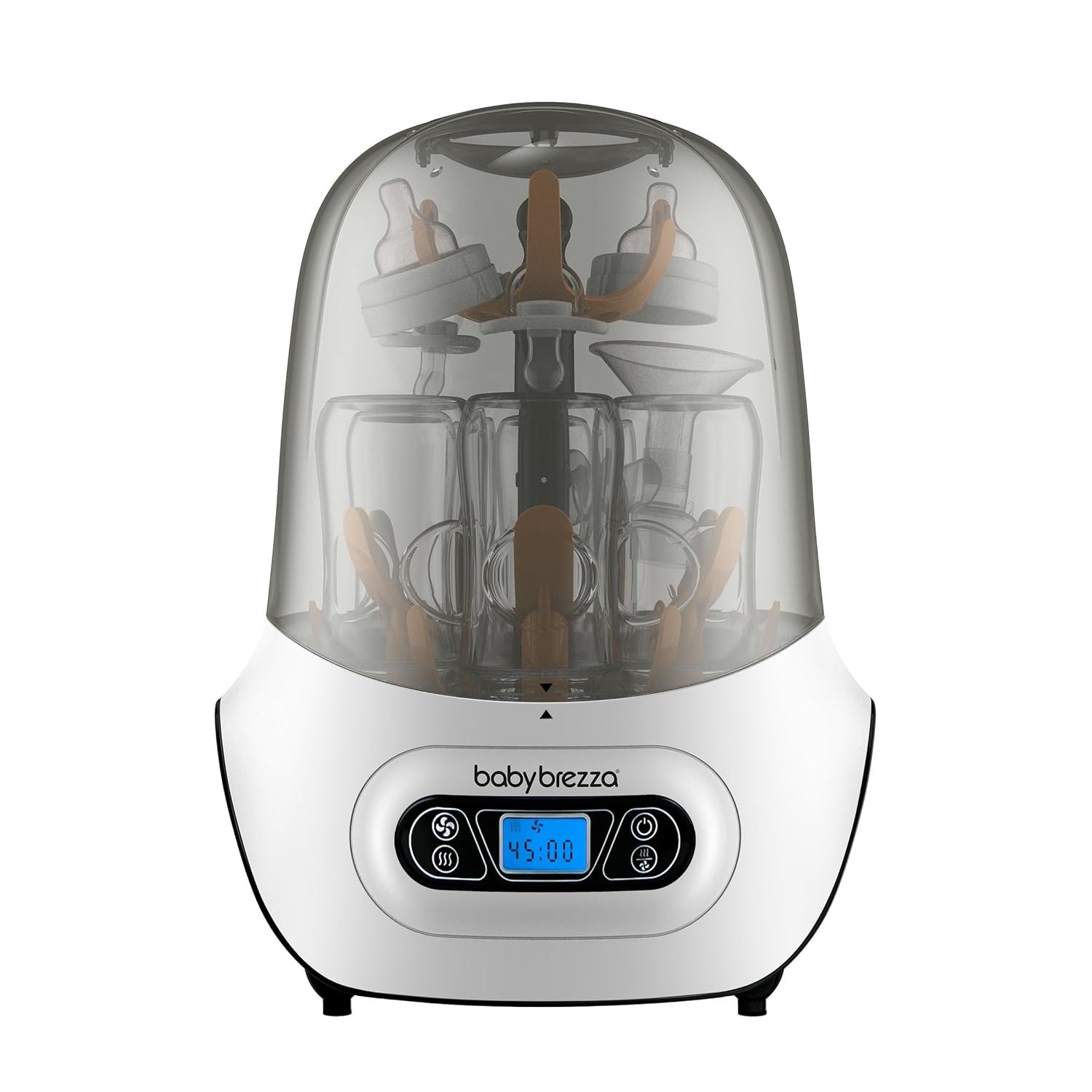 Baby Brezza Baby Bottle Sterilizer and Dryer Machine – Electric Steam Sterilization – Universal Fit – Pacifiers, Glass, Plastic, and Newborn Feeding Bottles