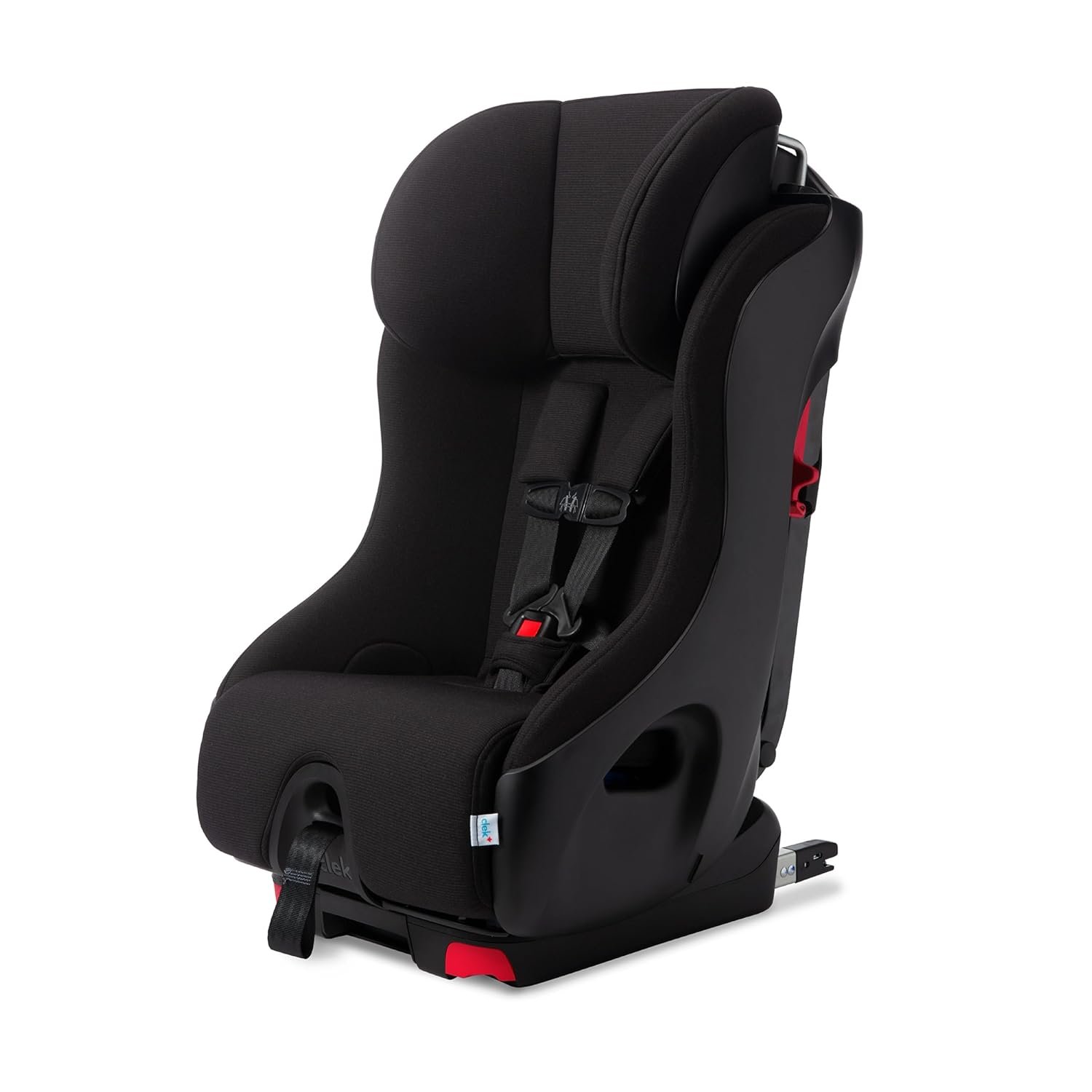 Clek Foonf Convertible Car Seat with Rigid LATCH, Crumple Zone safety system, Adjustable Headrest, Reclining Design, Anti-Rebound Bar & Flame Retardant-Free (Railroad Ziip)
