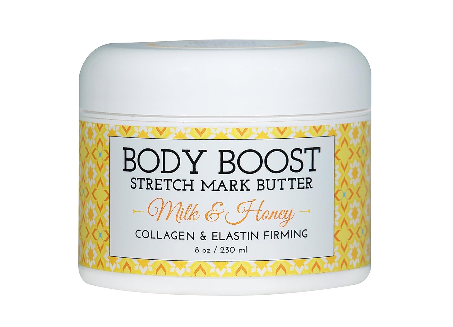 Body Boost Milk & Honey Stretch Mark Butter- Safe for Pregnancy and Nursing- Repair Stretch Marks and Scars- Paraben, Phenoxyethanol Free