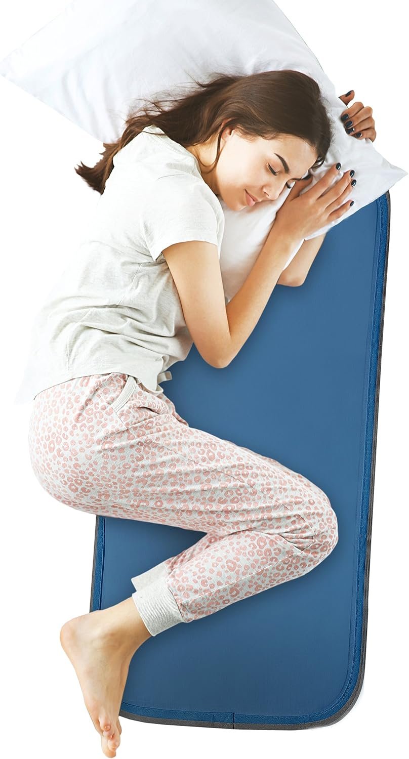 Cooling Pad for Bed – Pressure Activated Gel Provides Instant Relief – Ideal for Fevers, Hot Flashes, Night Sweats