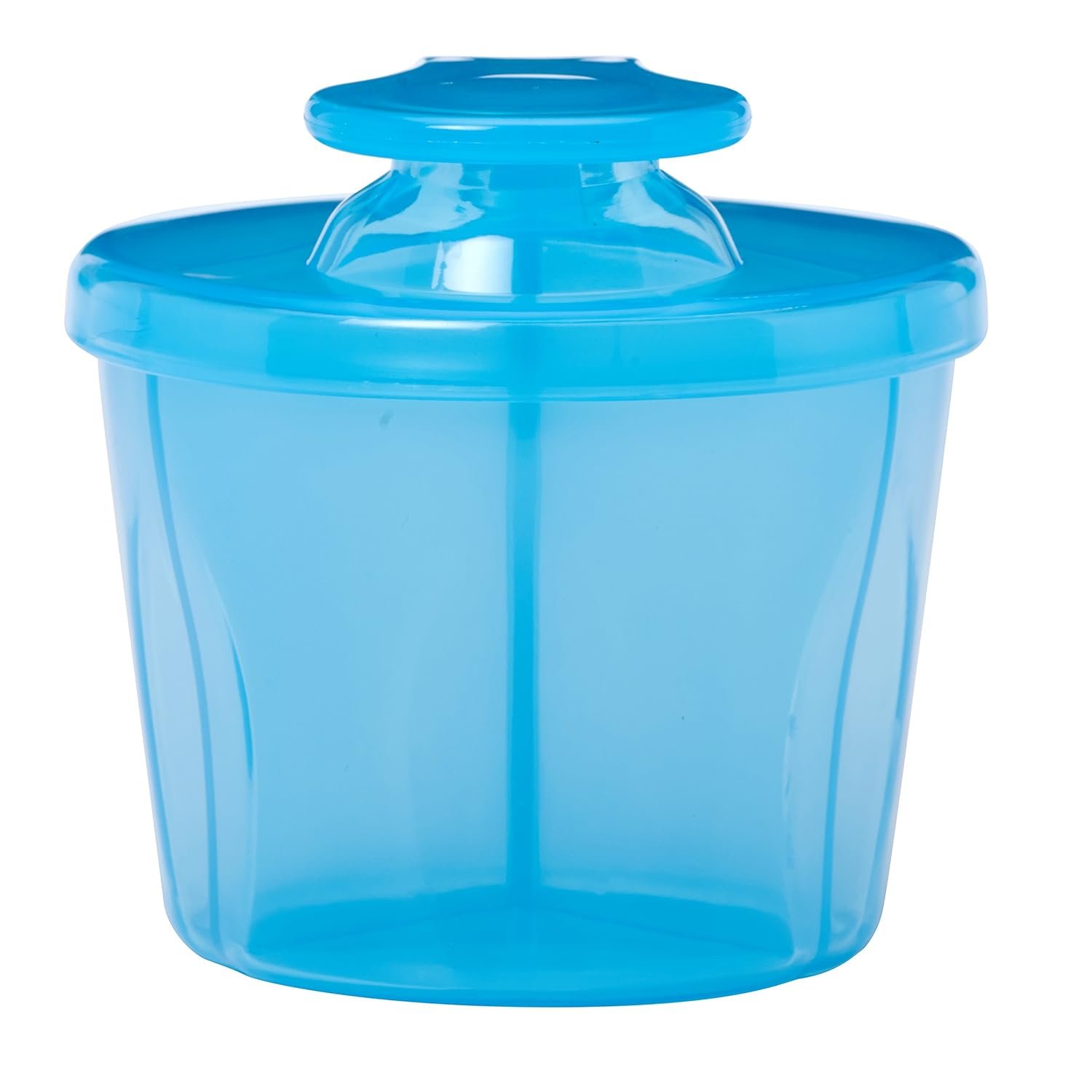 Dr. Brown’s Travel Formula Dispenser with Lid, BPA Free – Blue – Holds 27oz | with Snap-On Lid