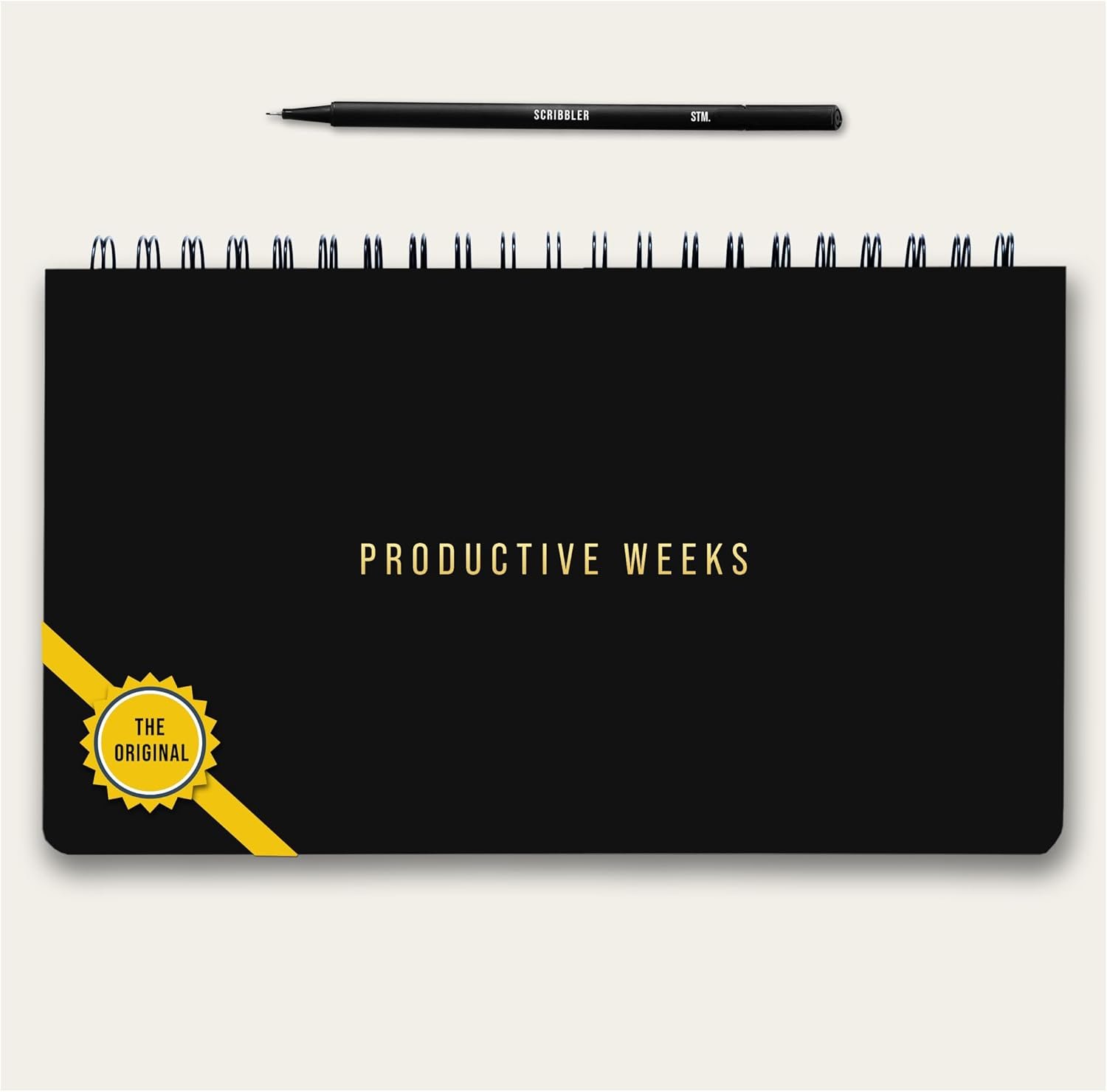 Undated Weekly Planner 2026 | Daily Agenda To Do List Notepad Day Planner Notebook | Monthly School Task, Work Schedule Planners | Yearly Horizontal Calendar Spiral Desk Organizer | Habit Tracker V2