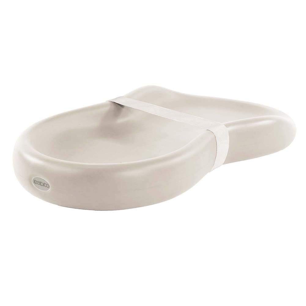 Keekaroo Peanut Changer Baby Vanilla – The Original Made in USA Easy-to-Clean Changing pad and The only Shell Over Foam, Fully Water Repellant, Wipeable Diaper pad, Wipe-Clean Changing pad