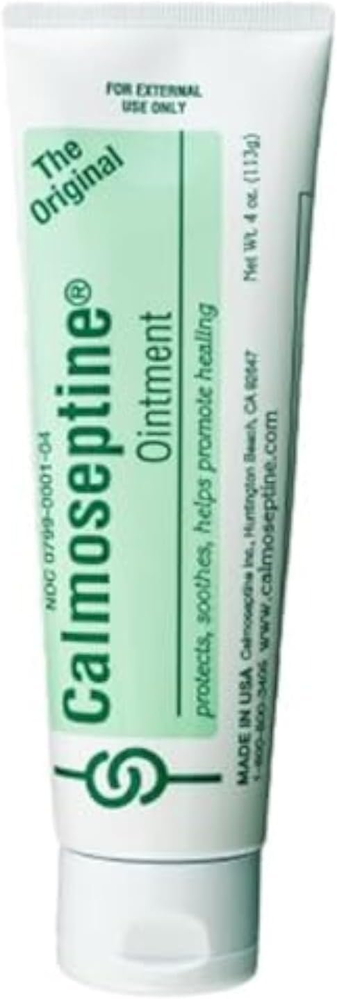 Calmoseptine Ointment by Calmoseptine for Skin irritations, Diaper Rash, Heat Rash, Insect Bites, and as a Moisture Barrier for Conditions Involving Broken Skin or rashes, 1 Count