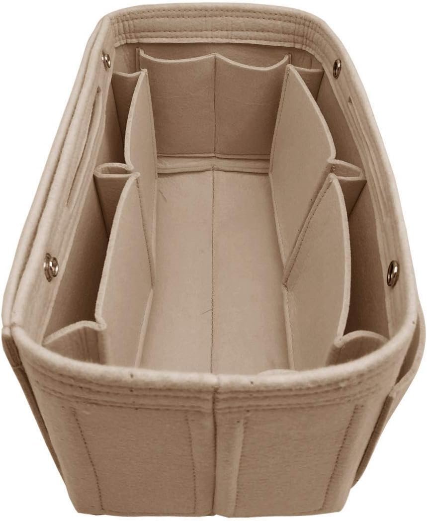LEXSION Felt Purse Organizer Insert – Multi Pocket Bag in Bag Organizer Shaper