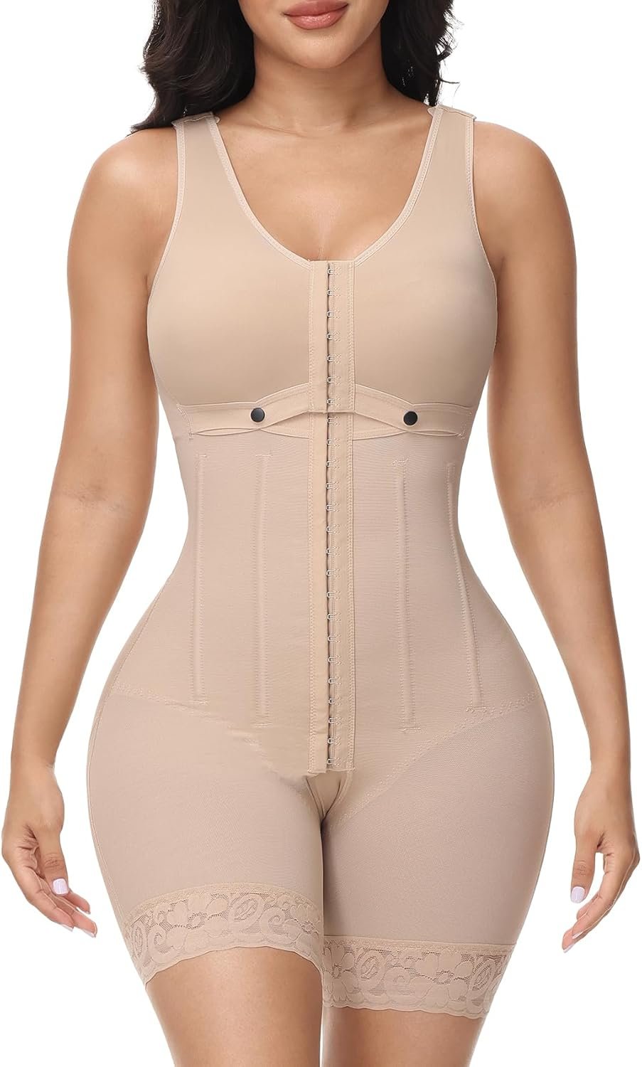 M MYODRESS Fajas Colombianas Moldeadoras Shapewear Tummy Control Post Surgery Compression Garment Postpartum Full Body Shaper