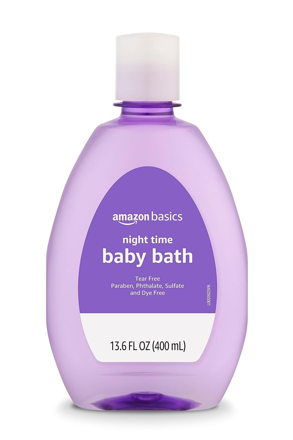 Amazon Basics Tear-Free Night-Time Baby Bath, Soothing, Lightly Scented, 13.6 Fl Oz, 1-Pack (Previously Solimo)