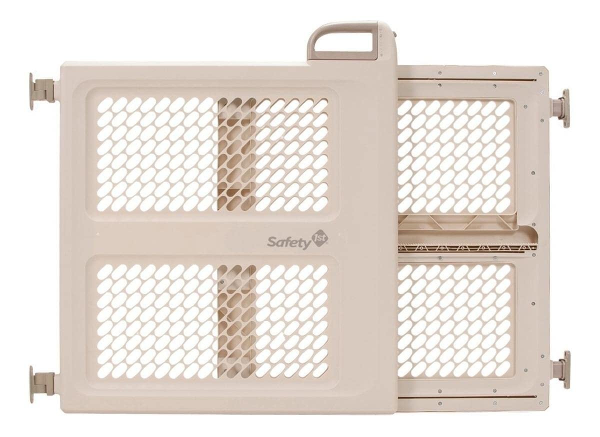 Safety 1st Baby Gates for Doorways, Pressure Mount Lift, Lock and Swing, Dog Gates, Hardware Gate for Stairs, Fits 28″-42″ Wide