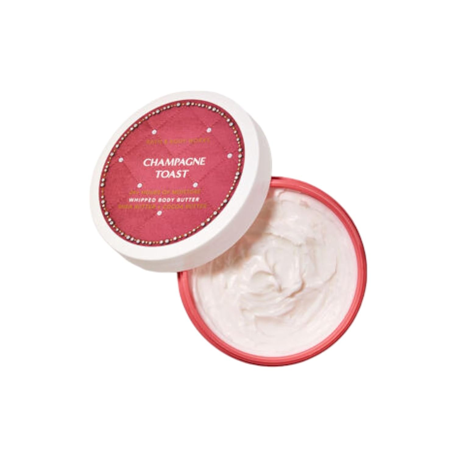 Bath and Body Works Body Care 24+ Hours Moisture Body Butter – w/Shea & Coco Butter – 6.5 oz (Champagne Toast)