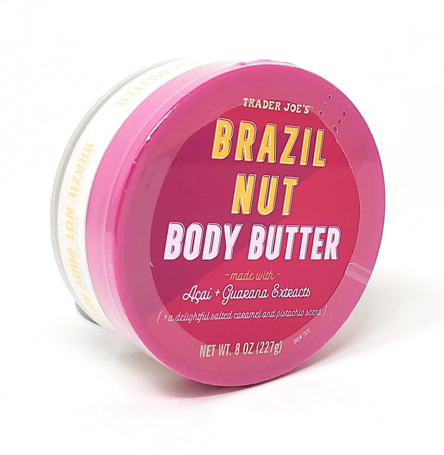 Trader Joe’s Brazil Nut Body Butter Made With Acai and Guarana Extracts Net Wt. 8 Oz (227g) – Pack of 1
