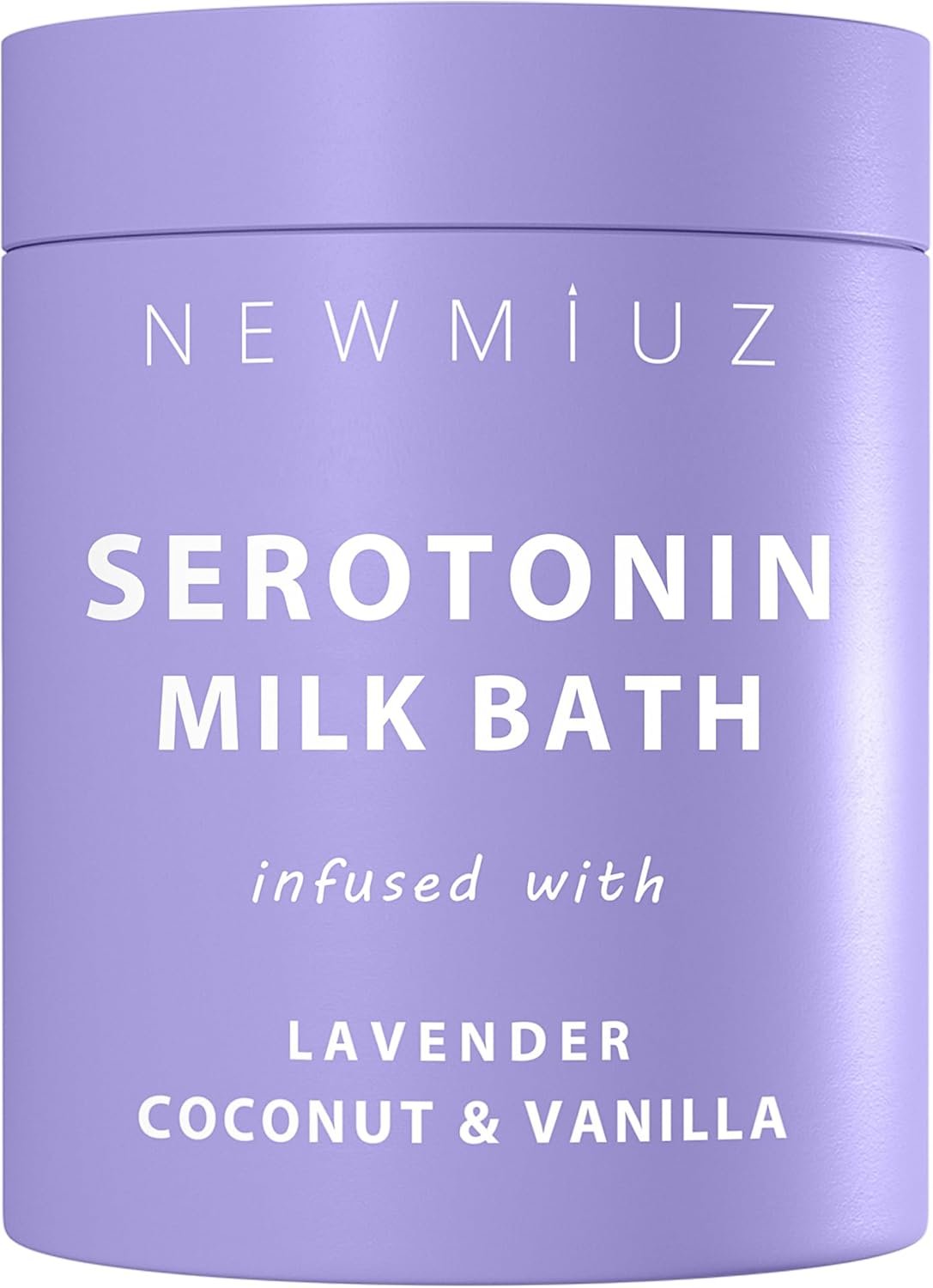 Creamy Coconut Lavender Milk Bath Soak Powder Moisturize Skin Calm Vanilla Luxury Spa Salt Destress Relaxation Gift for Women Perfect Stocking Stuffer