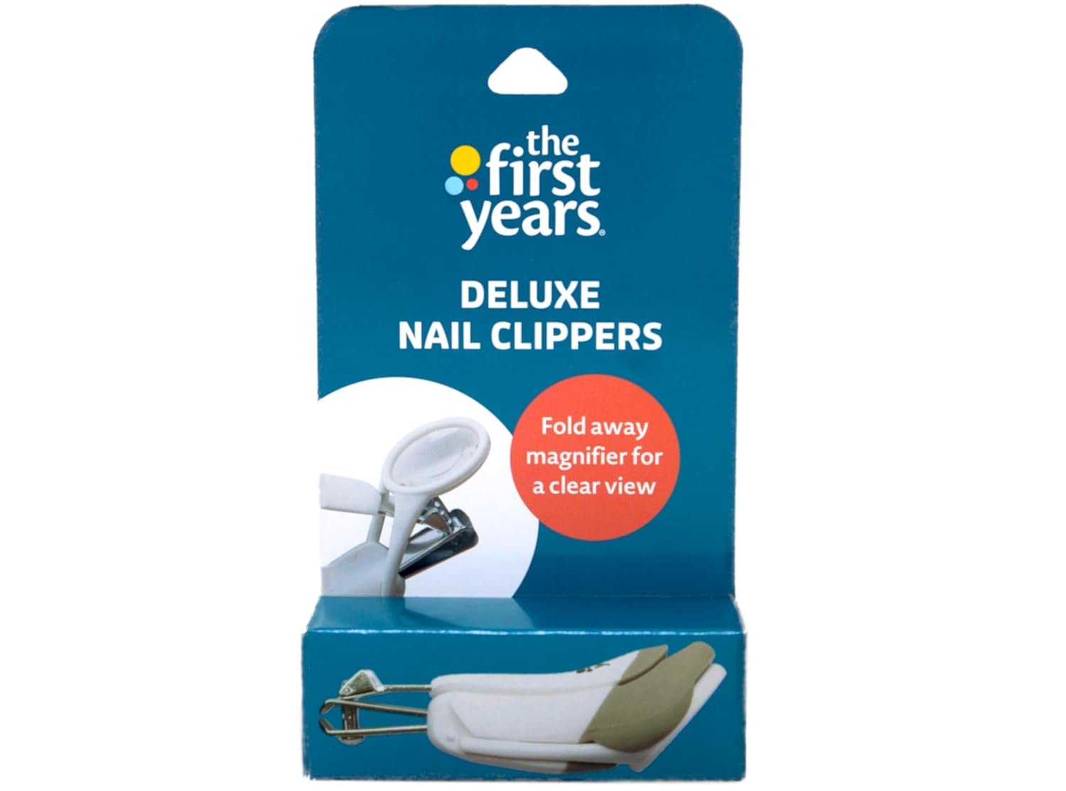 The First Years, Deluxe Baby Nail Clipper with Magnifier, 1 Pack