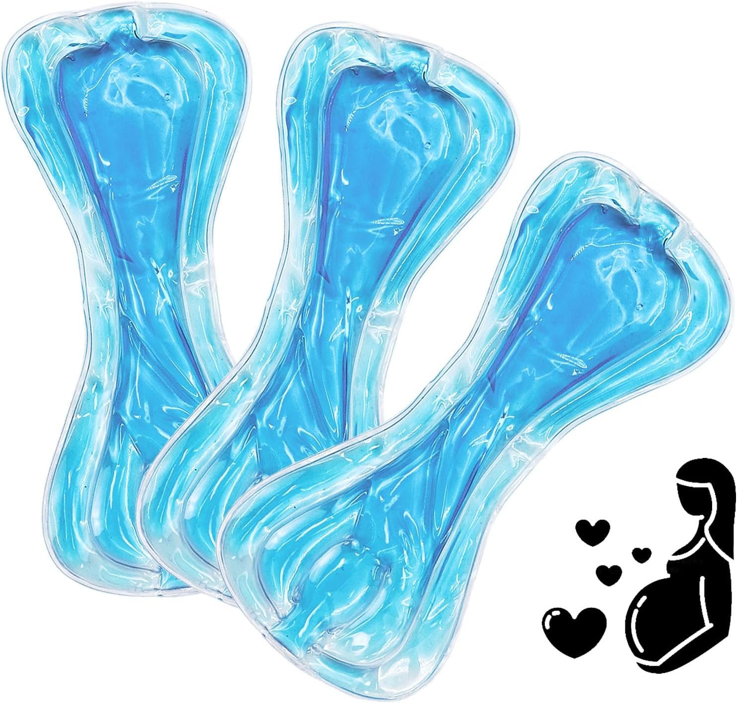 Postpartum Cold Pack, Perineal Cooling Pad Pregnancy & Hemorrhoid Pain Relief, Postpartum Ice Pack Pads (blue)