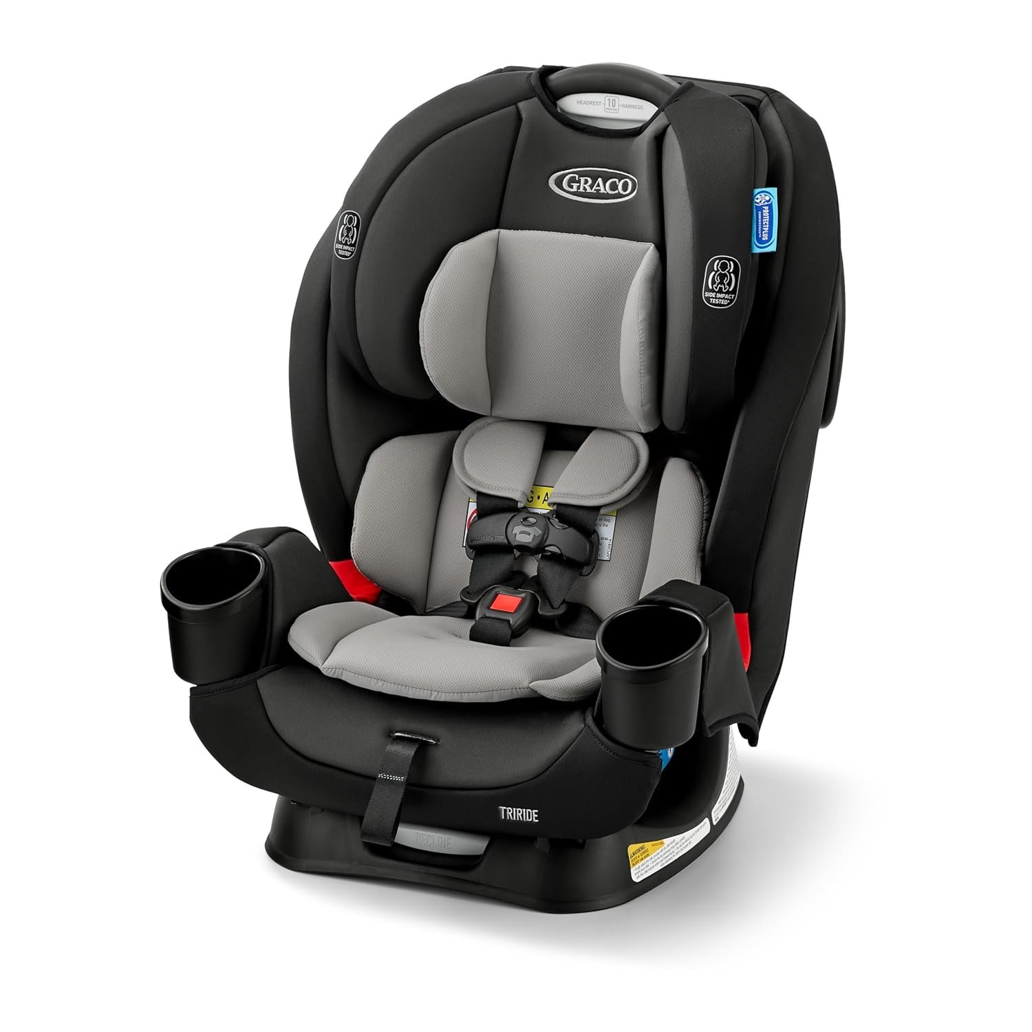 Graco TriRide 3-in-1 Convertible Car Seat – Highback Booster, Forward & Rear Facing Modes, Suitable from Newborn to Preschooler, Perfect for Long Journeys in Redmond Color