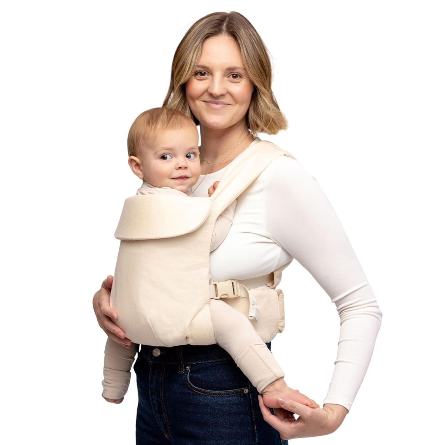 WildBird – Aerial Buckle Carrier – 2-24 Months – Standard (XS-XL) Sparrow – Front or Back Carry – Cross Straps, Lumbar Support, Headrest – Hip Healthy – Baby Carrier – Baby Essentials – New Mom Gifts