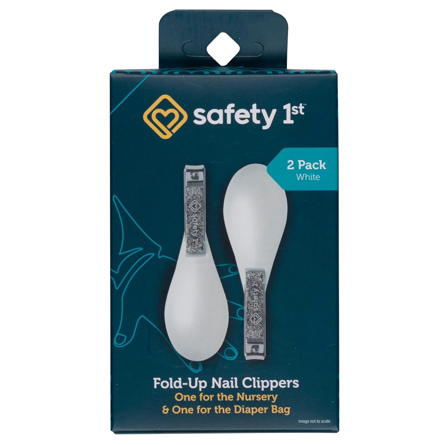 Safety 1st Fold-Up Nail Clippers – 2pk