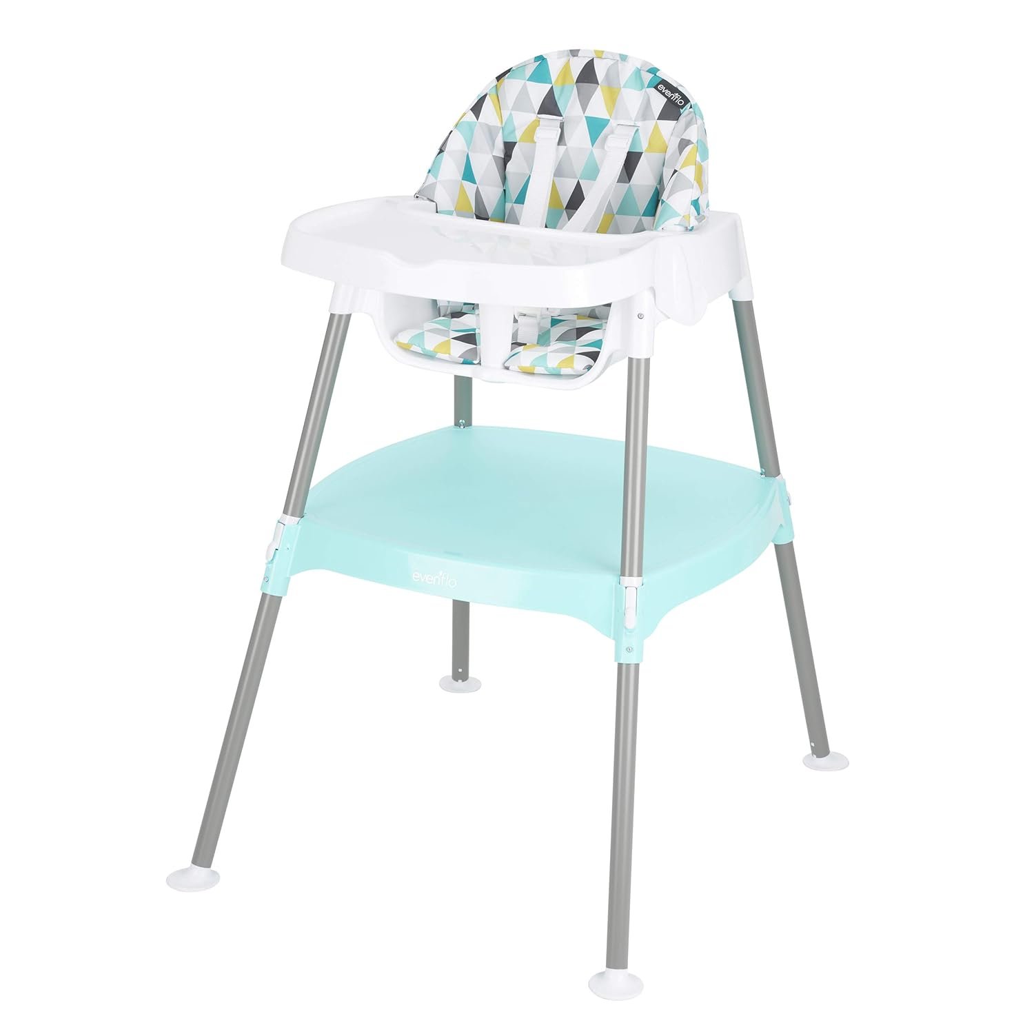 Evenflo Eat and Grow 4-in-1 Convertible High Chair (Prism Triangles)