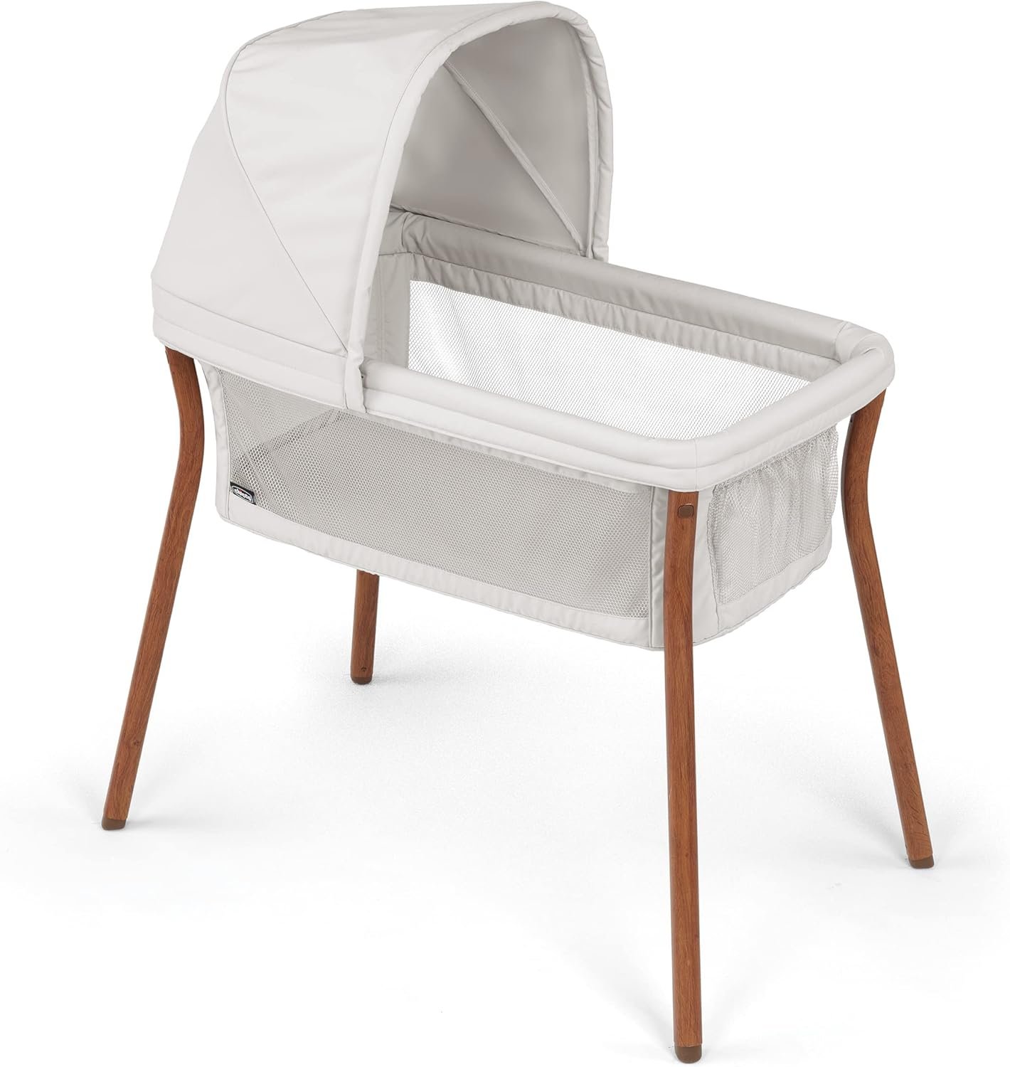 Chicco LullaGo Anywhere LE Portable Bassinet with Canopy, Waterproof Mattress and Fitted Sheet, Travel Bassinet for Baby Includes Carry Bag | Serene/Beige