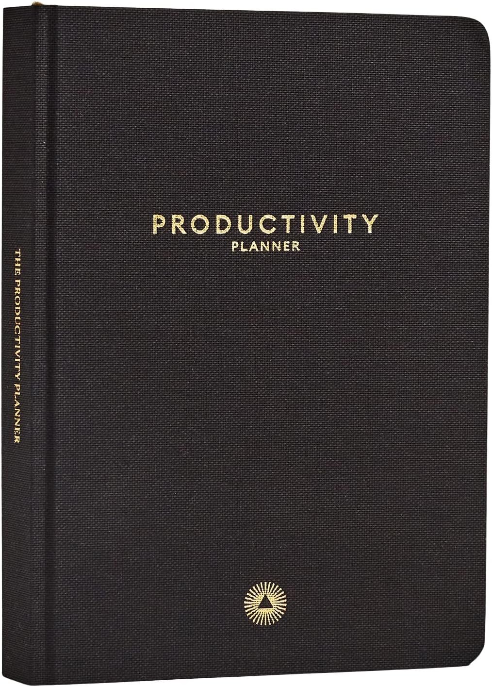 Intelligent Change 3-Month Productivity Planner 2025, Productivity Tools for Time Management & Mindfulness, Daily Planner To Do List, A5 Undated Quarterly Planner (Black)