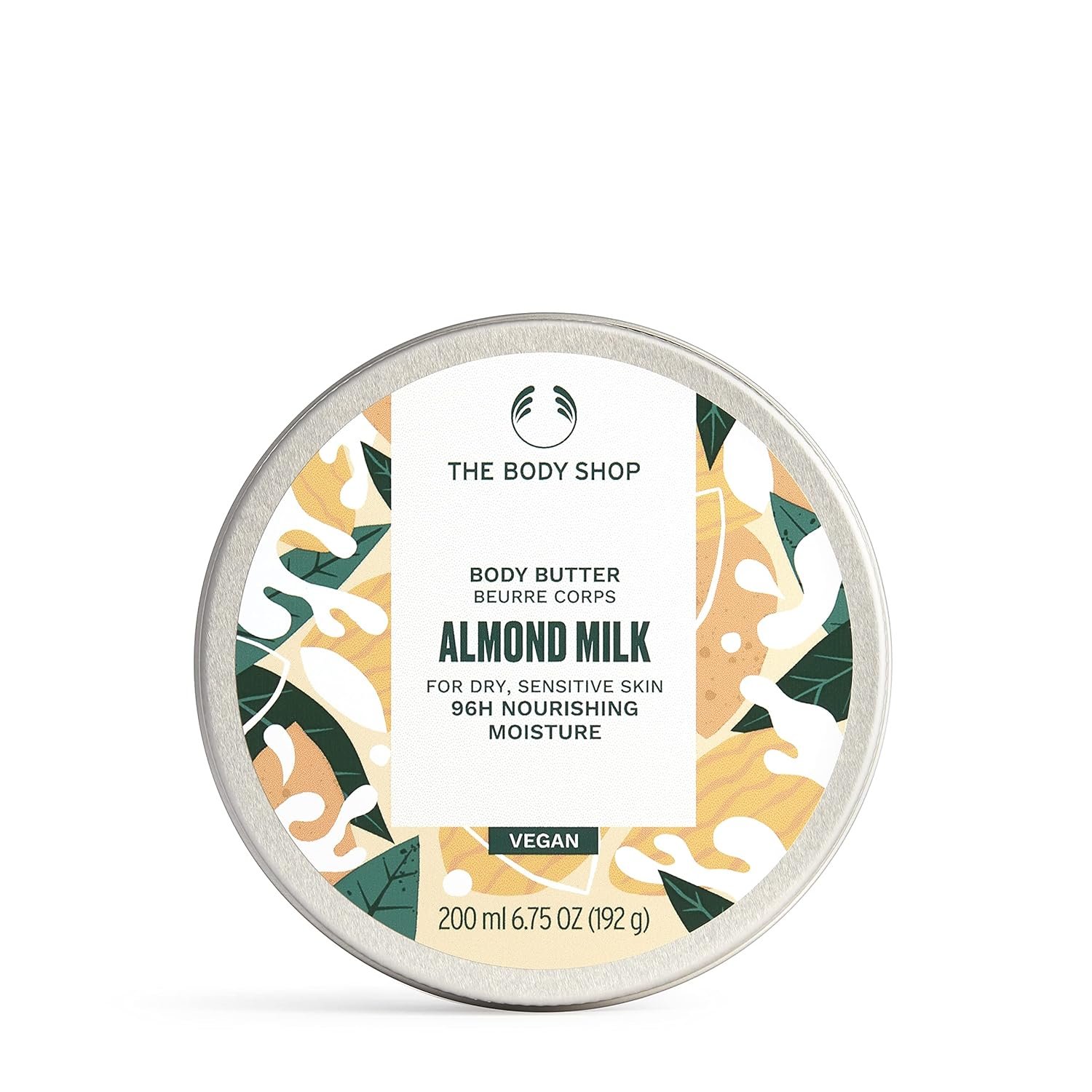 The Body Shop Almond Milk Body Butter – Nourishing & Moisturizing Skincare for Dry and Sensitive Skin – Vegan – 6.75 Oz