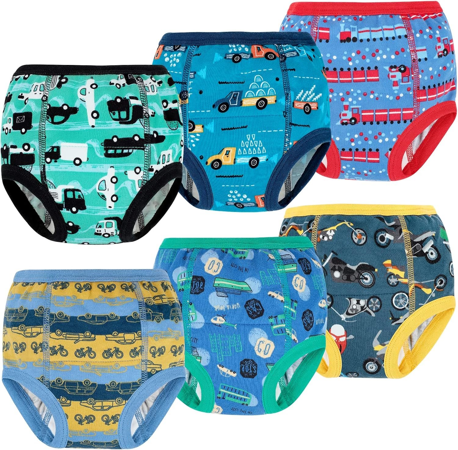 MooMoo Baby Training Underwear for Boys and Girls Absorbent Toddler Training Pants for Girs 2T-7T