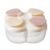 Formula Dispenser No-Spill with Four Compartment, Infant Milk Powder Dispenser Portable On The Go, Kids Snack Formula Containers for Travel Hold Outdoor, Light Yellow