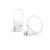Munchkin® ClearNose™ Baby Nasal Aspirator – No Filters Needed, Gentle Nose Sucker for Baby Snot, Clear/White