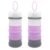 Baby Formula Dispenser, Portable Milk Powder Dispenser Container, Baby Feeding Travel Storage Container, formula mixer, formula holder, BPA Free, 4 Compartments, 2 Packs, dispensador de fórmula