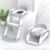 Potty Training Seat, Toddler Potty Training Toilet with Step Stool Ladder for Kids Boys Girls, 3 in 1 Foldable Toilet Seat Potty Chair with Urinals, Splash Guard, Handles, Anti-Slip Pad,Grey