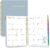 SUNEE 2026-2027 Planner – 24 Months (Jan 2026 – Dec 2027) – 7″x10″ Monthly Spreads & Yearly Planner, Gray Blue
