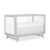 Dream On Me Carter 5-in-1 Full Size Convertible Crib / 3 Mattress Height Settings/JPMA Certified/Made of New Zealand Pinewood/Sturdy Crib Design, Grey & White