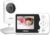 Baby Monitor with Camera and Audio, Video Baby Monitor No WiFi Night Vision 2.4″ LCD Screen Portable Baby Camera Monitor Alarm Lullaby Temperature Sensor and 1000ft, Ideal for Baby/Elderly/Pet