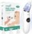 GROWNSY Nasal Aspirator for Baby | Baby Nose Sucker | Electric Nose Suction for Toddler, Ergonomic Booger Sucker with 3 Silicone Tips, Music & Light Soothing Function(White)