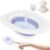Electric Sitz Bath, Sitz Bath for Hemorrhoids, Sitz Bath for Toilet Seat, Sits Bath Kit for Women, for Soothes Hemorrhoids & Perineum, Automatic Flushing