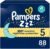 Pampers ZZZ Overnight Diapers, Size 5 (27+ lbs), 88 Count, Nighttime Protection Disposable Baby Diaper, Night Time Leak and Skin Protection