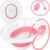 Pochik Sitz Bath for Toilet Seat Hemorrhoids and Postpartum Care, Yoni Steam Seat, Perineal Soaking, Collapsible, Flusher Hose, Drain Holes, Wider Seating Area – Magenta