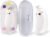 Baby Nail File Electric, Gentle Rechargeable Nail Trimmer, Baby Nail Clippers Grooming Kit Manicure Set for Infant Toddler or Adults, 6 Grinding Head Replacement Pads White