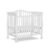 Dream On Me Addison 4-in-1 Convertible Mini Baby Crib in White, GreenGuard Gold & BSA, Non-Toxic, Pinewood, Converts to Mini Daybed & Twin Bed, 1″ Mattress Pad, for Best for Small Nursery
