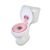 Bright Starts Disney Baby Minnie Mouse Flip & Sit Potty Training Seat, Attaches to Toilet Securely, Space Saving Design Fits Most Toilets