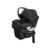 UPPAbaby Aria V2 Lightweight Infant Car Seat – Just Under 6 lbs – Base with Load Leg + Infant Insert + All-Weather FootCover Included – Direct Stroller Attachment – Jake (Charcoal/Black Leather)
