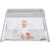 BABY JOY 2 in 1 Travel Crib with Side Zipper, Portable Baby Playard with Soft Washable Mattress, Installation-Free Home Playard with Carry Bag for Airplane, Lightweight Playpen for Infants &Toddlers