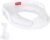 Fisher-Price™ Ready & Steady Potty Seat – Deluxe Soft Padded Potty Ring with Handles, Splash Guard, and Storage Hook for Toddlers Potty Training, White
