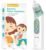 Electric Nasal Aspirator for Baby, Nose Aspirator for Toddlers, Waterproof Baby Nose Sucker, Nose Cleaner with 3 Silicone Tips, Adjustable Suction Level, Music and Light Soothing Function,Green