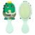 Toddler Hair Brush – Mini Hair Brush for Kids – Travel Brush for Boys and Girls – Baby Detangler Brush for Thin Hair – Dinosaur Brushes with Air Cushion – Green