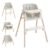 Mloong High Chair for Babies and Toddlers – Adjustable 4-in-1 Baby High Chairs with Dishwasher Tray, Easy Clean Highchair, Beige