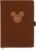 Happy Planner Disney Mickey Dot-Grid Journal for Office, School, or Journaling, Vegan Leather Notebook, A5 Size, 80 Pages, Espresso