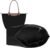 Doxo Purse Organizer Insert Compatible with Longchamp Le Pliage M Handbags,Shoulder Bag L,Custom Fit Size,with Cup Holder(Large,Black)