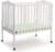 Delta Children Folding Portable Mini Baby Crib with 1.5-inch Mattress – Greenguard Gold Certified, White