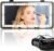 SINGARO Car Sun Visor Vanity Mirror – Rechargeable Makeup Mirror with 60 LEDs, 3 Light Modes & Dimmable Touch Control for Cars, Trucks, SUVs, Car Interior Accessories for Women (Black)